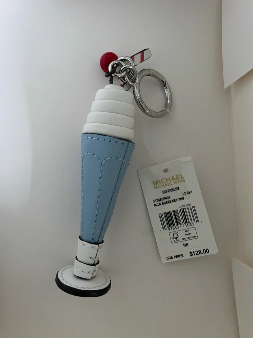 MICHAEL KORS MILKSHAKE KEY FOB CHARM